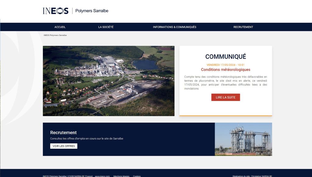 Ineos Polymers Sarralbe Ineos Polymers Sarralbe