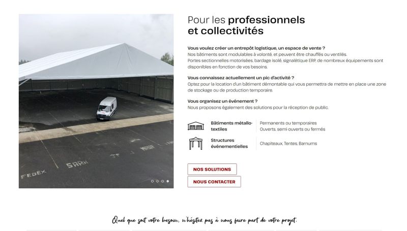 Chapiteaux Service Chapiteaux Service