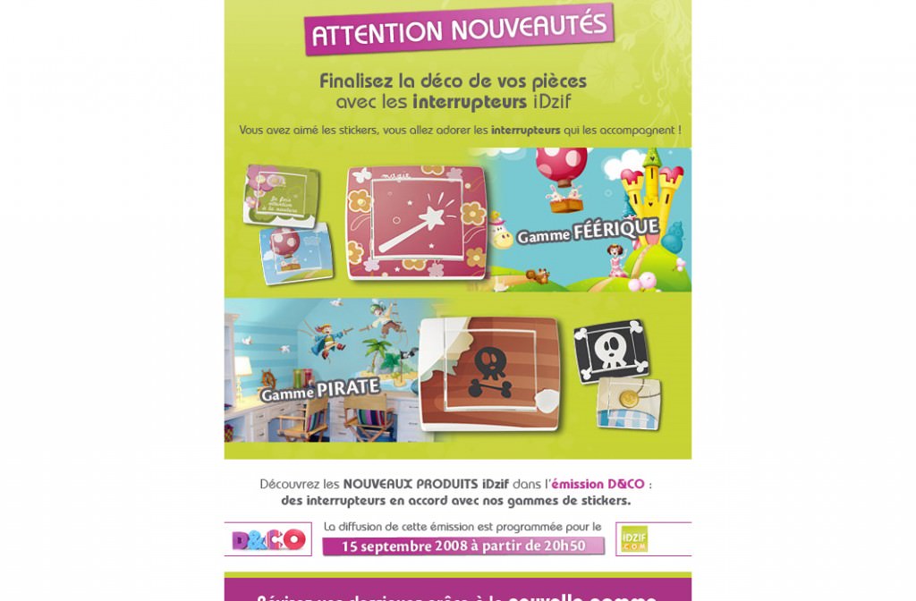 iDzif - Nouveaux produits iDzif - Nouveaux produits