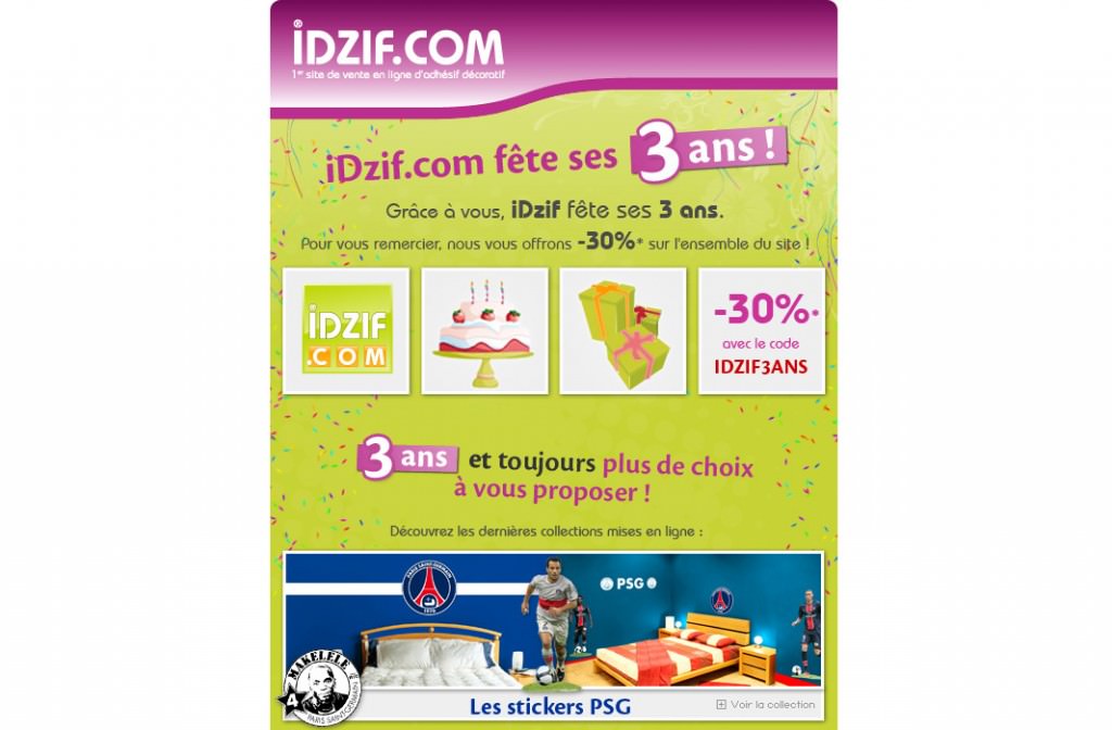 iDzif - 3 ans