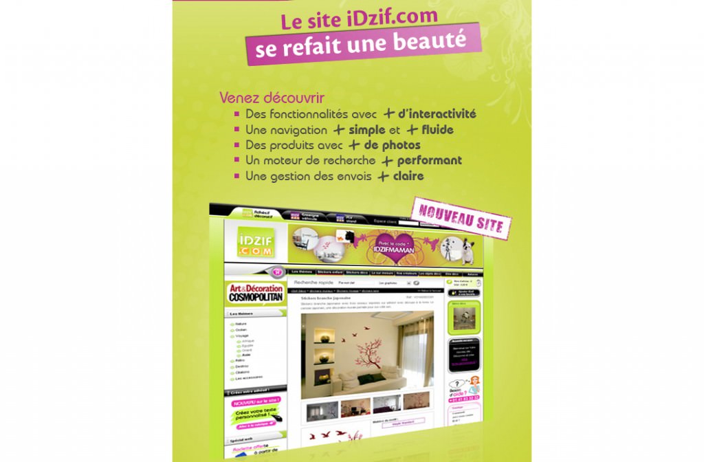 iDzif - Nouveau site