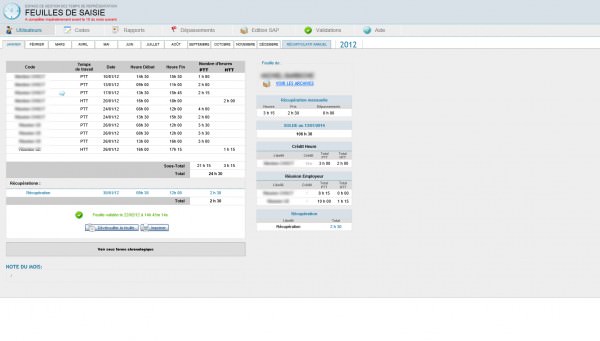 Gestion des temps de représentation