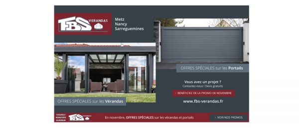 FBS Vérandas - Bannières FBS Vérandas - Bannières