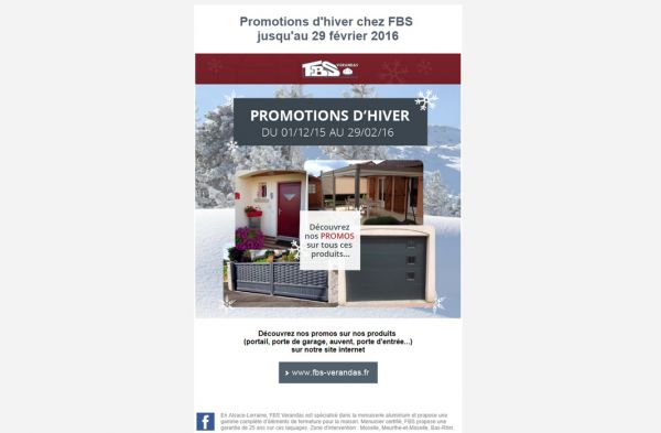 FBS Vérandas - Promos FBS Vérandas - Promos