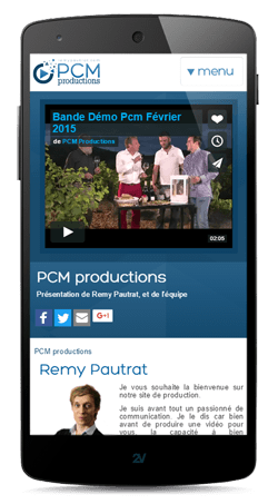 Sites internet sur smartphone Création Sites internet smartphone