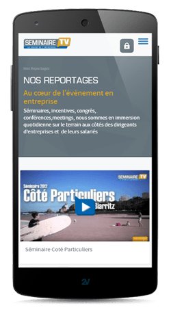 Sites internet sur smartphone