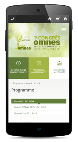 Sites internet sur smartphone Création Sites internet smartphone