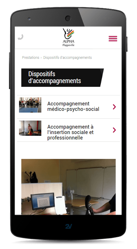 Sites internet sur smartphone Création Sites internet smartphone