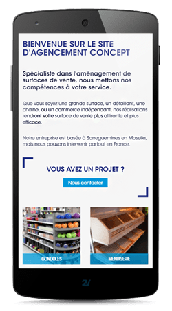 Sites internet sur smartphone