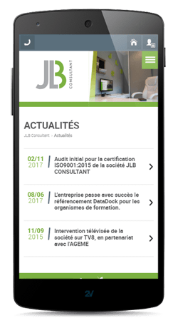 Sites internet sur smartphone Création Sites internet smartphone