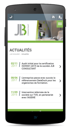 Sites internet sur smartphone