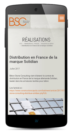 Création Sites internet smartphone