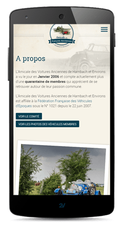 Sites internet sur smartphone Création Sites internet smartphone