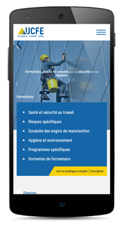 Sites internet sur smartphone