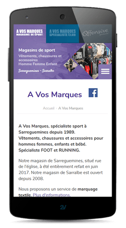 Sites internet sur smartphone Création Sites internet smartphone