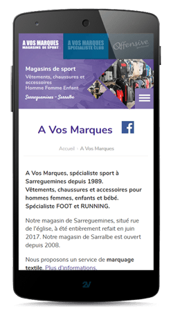 Sites internet sur smartphone