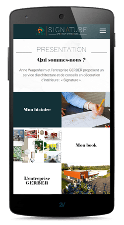 Sites internet sur smartphone Création Sites internet smartphone