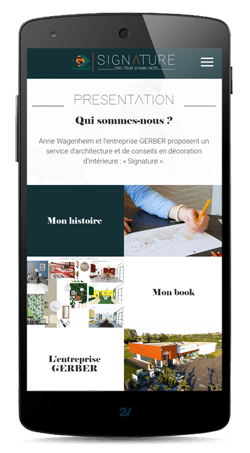 Sites internet sur smartphone