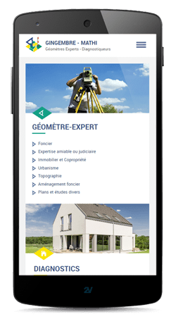 Sites internet sur smartphone Création Sites internet smartphone