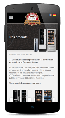 Sites internet sur smartphone Création Sites internet smartphone