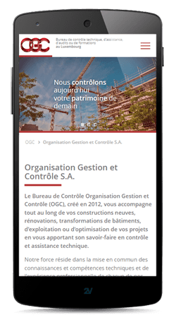 Sites internet sur smartphone