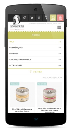 Sites internet sur smartphone Création Sites internet smartphone