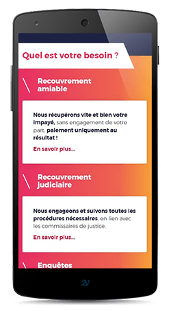 Sites internet sur smartphone Création Sites internet smartphone