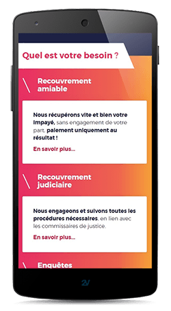 Sites internet sur smartphone