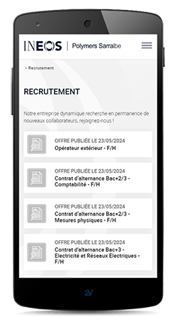 Sites internet sur smartphone Création Sites internet smartphone
