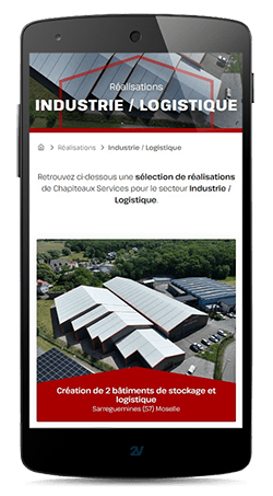 Sites internet sur smartphone Création Sites internet smartphone