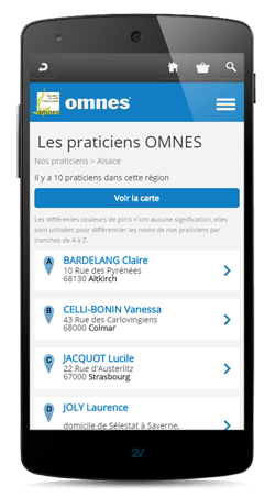 Sites internet sur smartphone