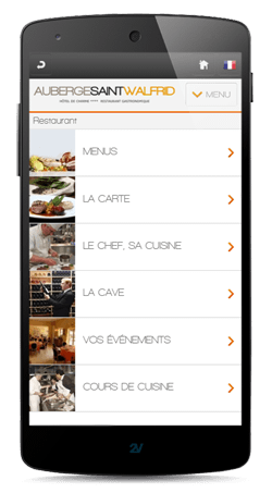 Auberge Saint Walfrid sur mobile Auberge Saint Walfrid sur mobile